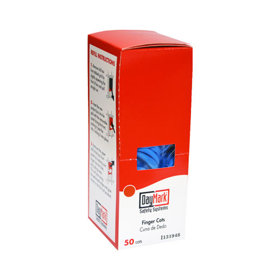 Finger Cots Blue 50/box