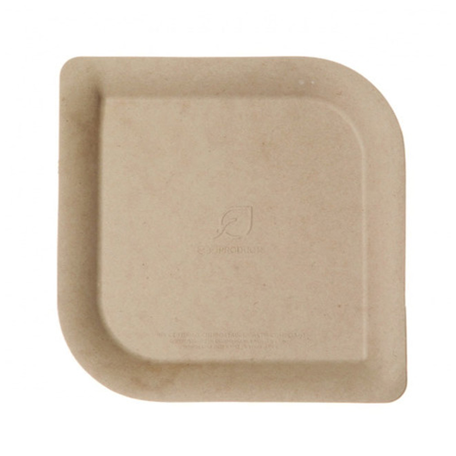 Bagasse Plate 6" Square Compostable 500/cs