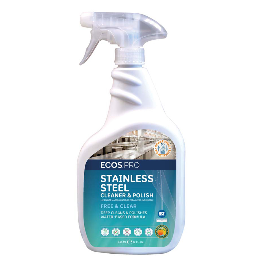 Stainless Steel Cleaner Water Based 32oz 6/cs