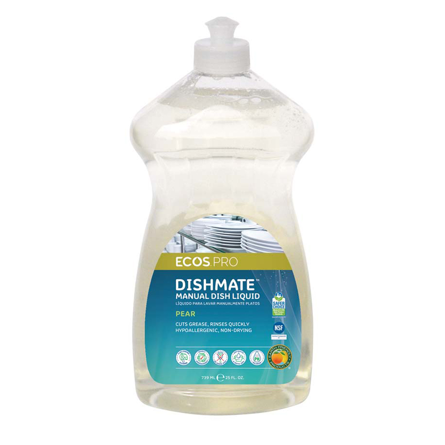 Earth Friendly Dish Soap Pear 25oz 6/cs
