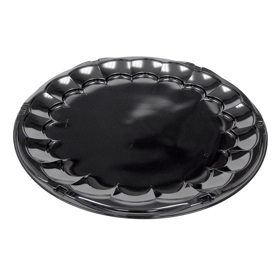 Plastic Tray Flat Black 18" 50/cs