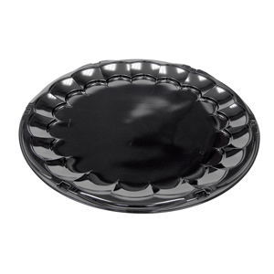 Plastic Tray Flat Black 18" 50/cs