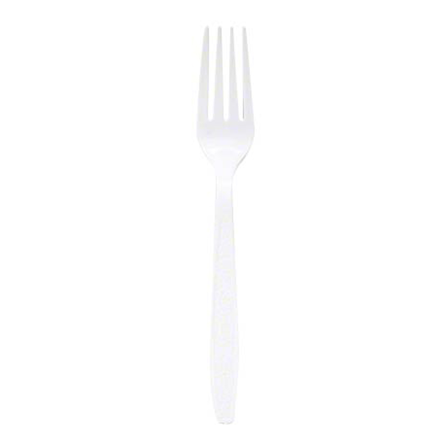 Plastic Fork X-Heavy Ps White 100/bx 10/cs