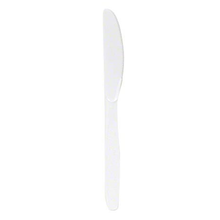 Plastic Knife X-Heavy Ps White 100/bx 10/cs