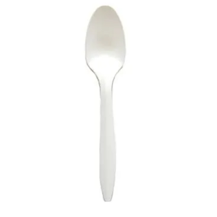 Schilling Supply Plastic Spoon Medium White Bulk 1000/cs