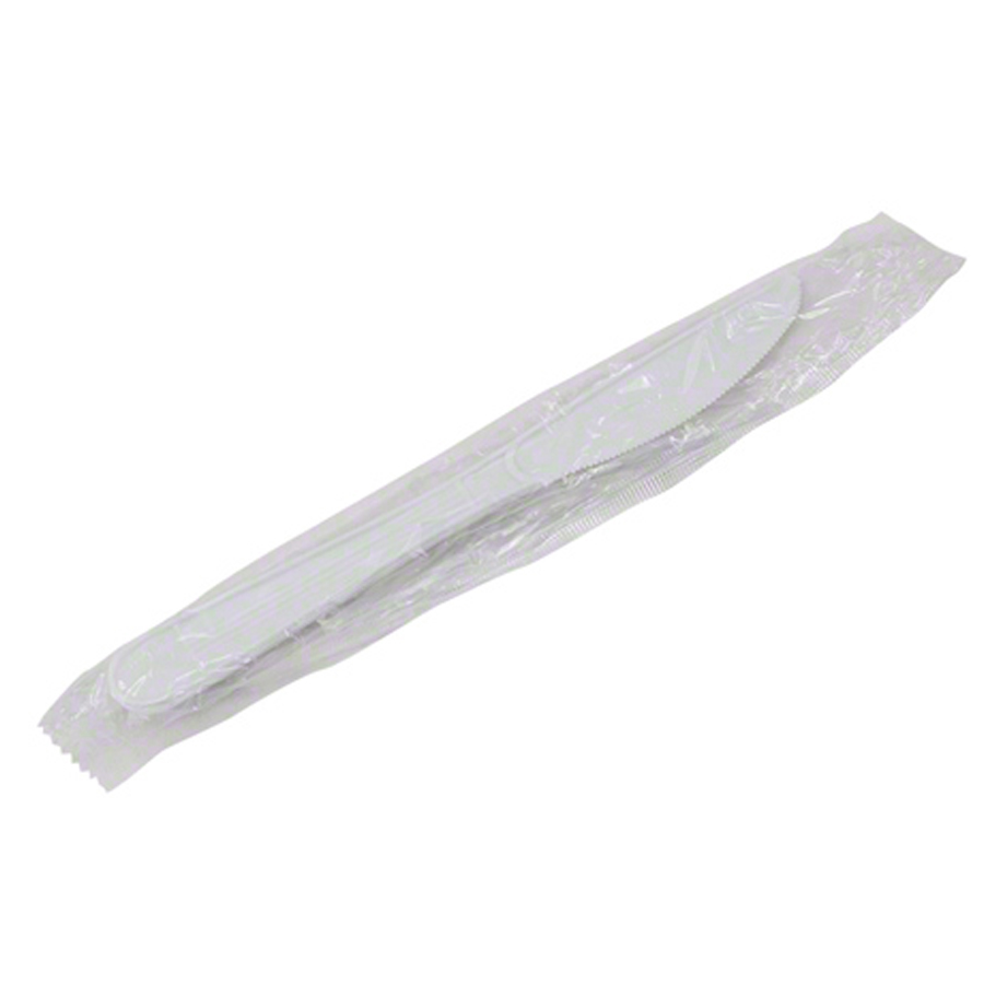 Knife Heavy Weight Wrapped White 1000/cs