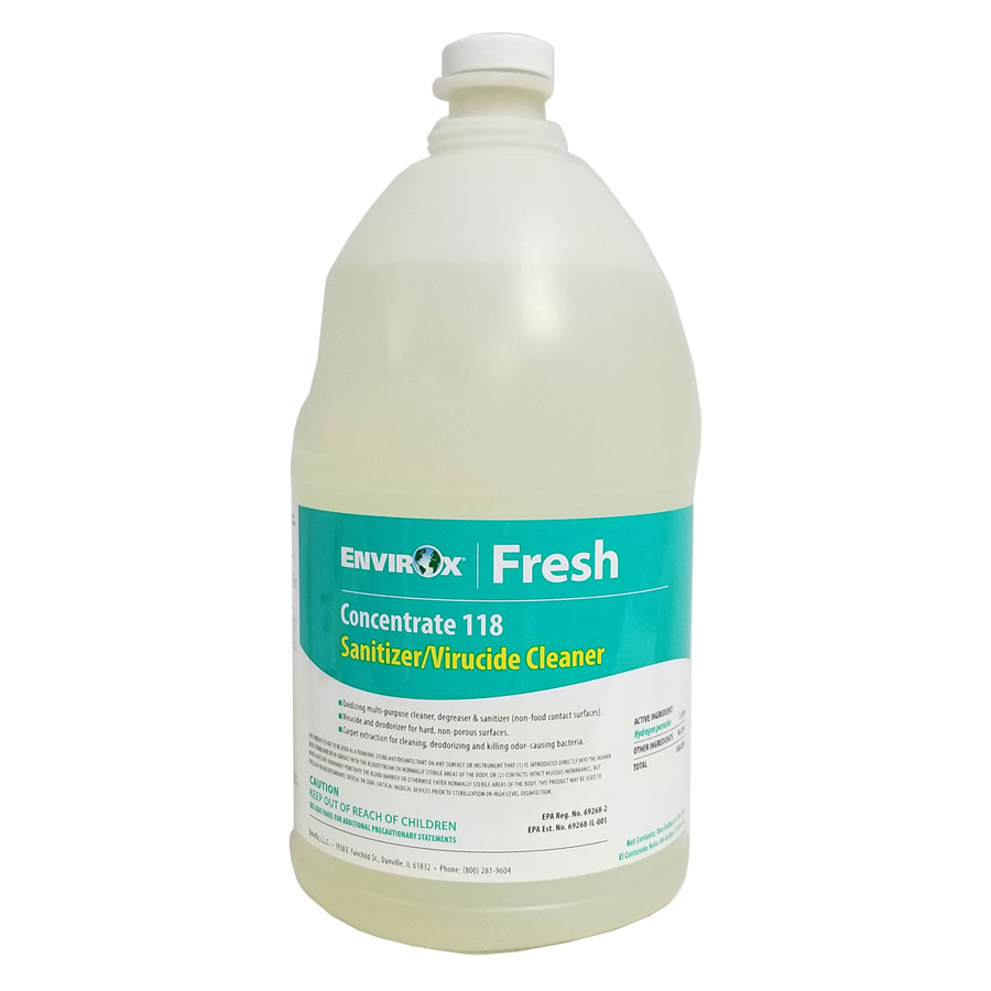 Fresh Concentrate 118 Sanitizer Clnr Gal 4/cs