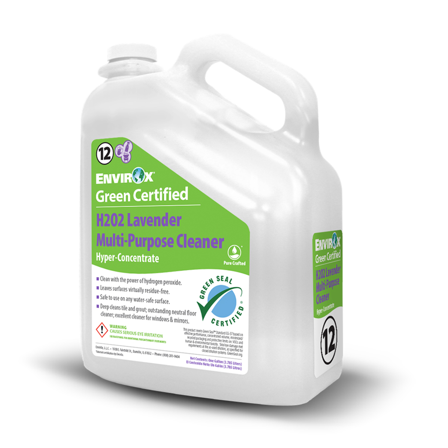 H2O2 Lavender Cleaner Multi Purpose Gal 2/cs