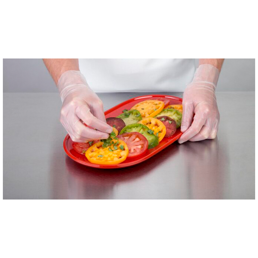 Hybrid Poly Powder Free Food Glove LRG 1000/cs