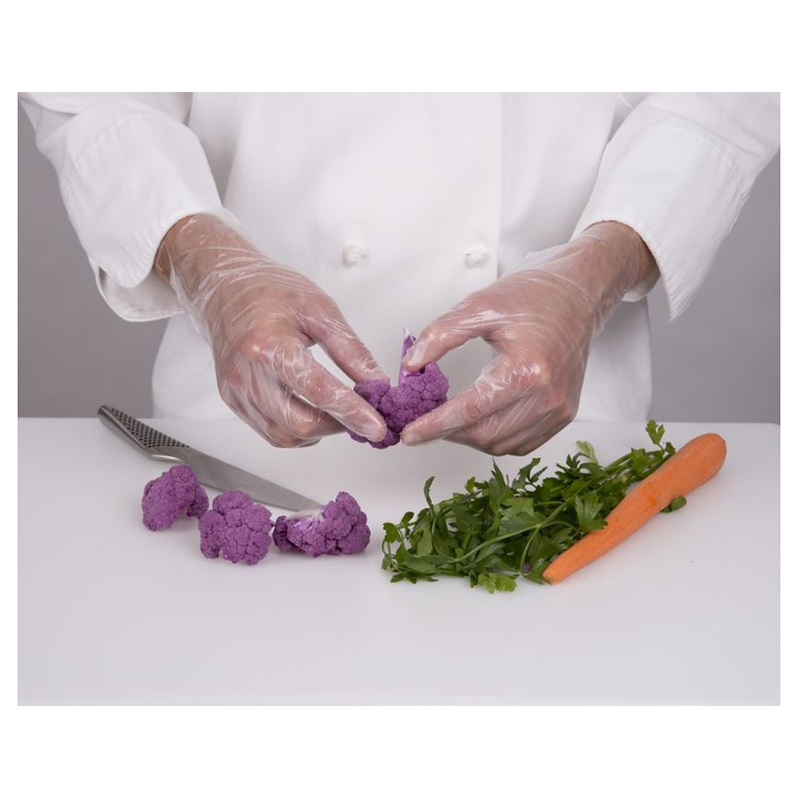 Poly Glove Embossed Food Handling X-Large 2000/cs