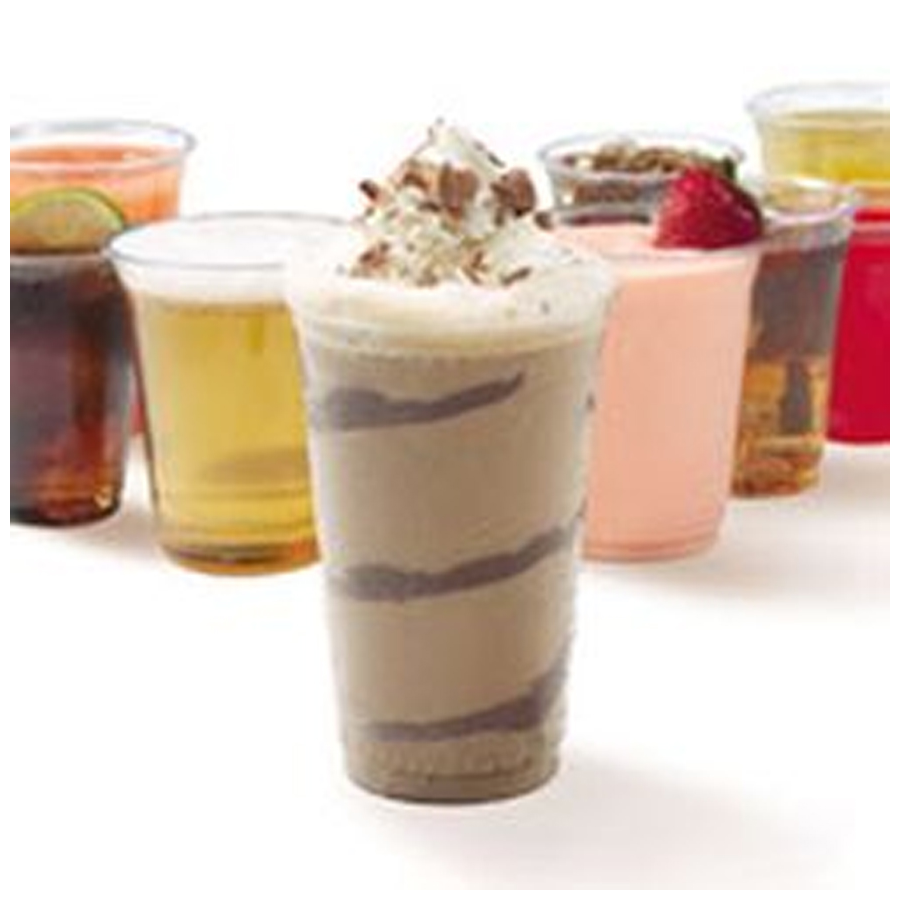 Plastic Cold Cup 16oz Clear Tall 1000/cs