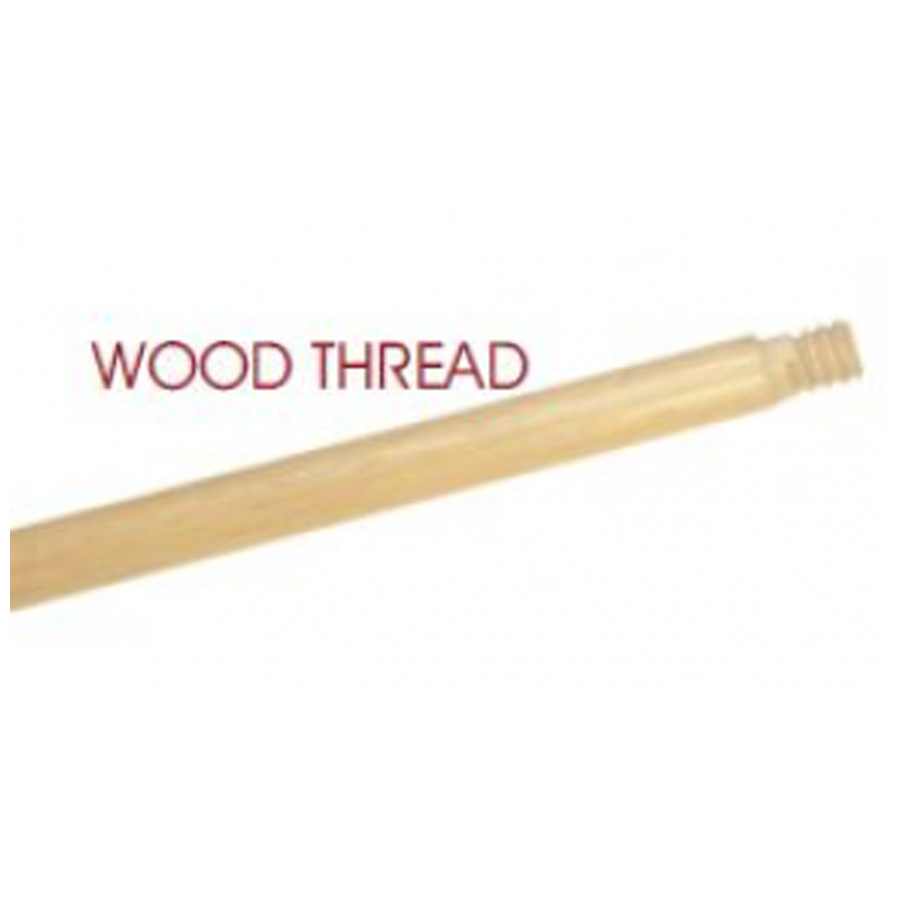 Threaded Handle 4' Wood Each