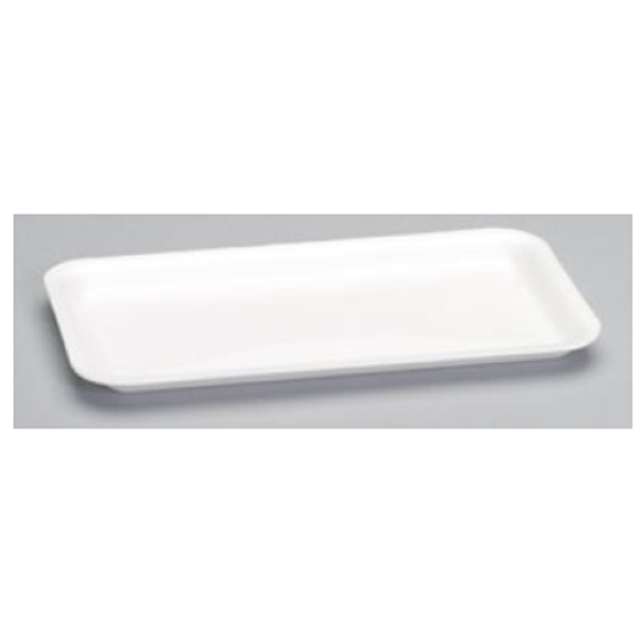 Foam Food Tray 10S White 10.8"X5.7"X.6"  500/cs