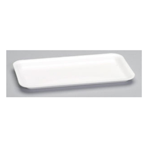 Foam Food Tray 10S White 10.8"X5.7"X.6"  500/cs