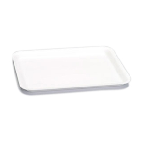 Foam Food Tray 12S White 11"X9"X.6" 250/cs