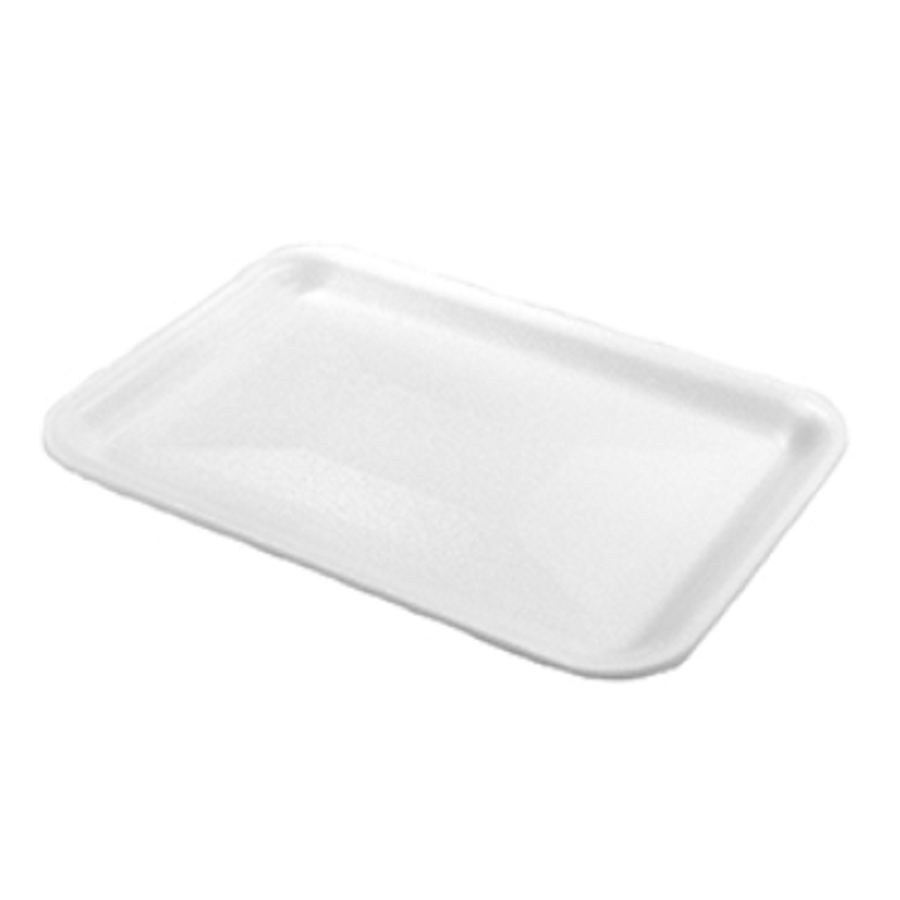 Foam Food Tray 2S White 8.2"X5.7"X.6" 500/cs