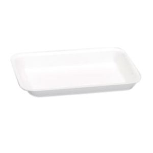 Foam Food Tray 2 White 8.25"X5.75"X1" 500/cs