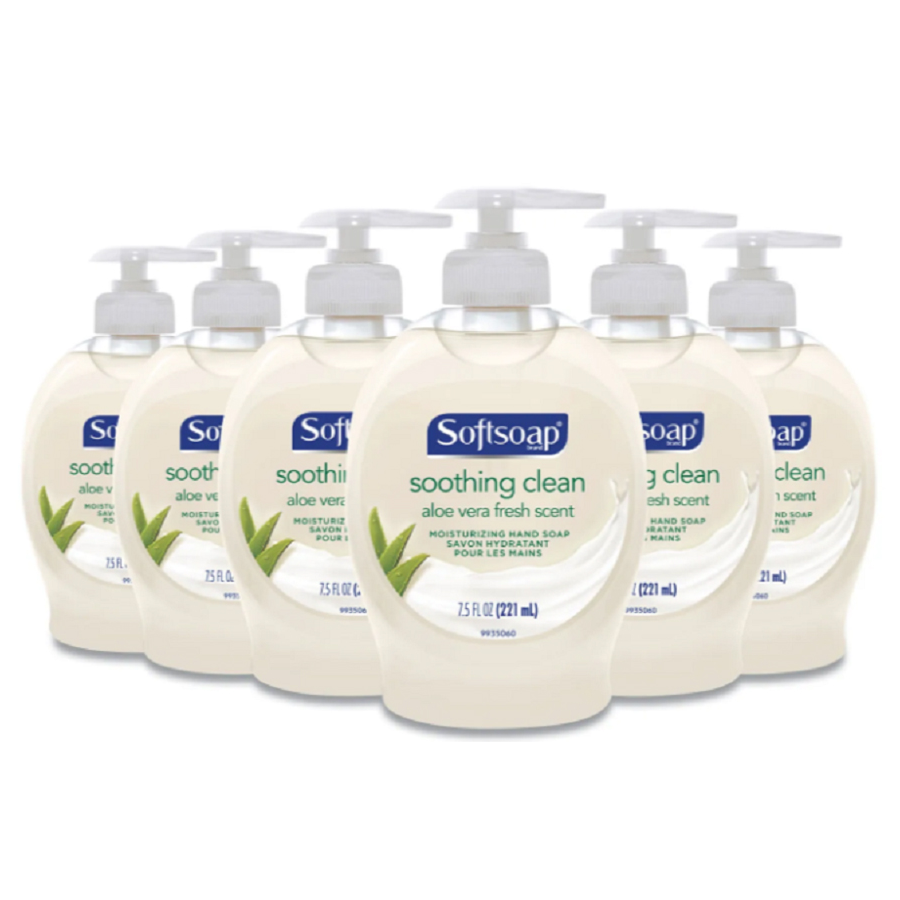 Softsoap Lotion Soap W/Aloe Pump 7.5oz 6/cs