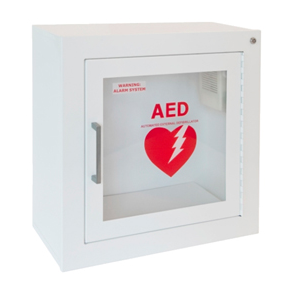 Aed Cabinet W/Alarm Surface Mountable ea