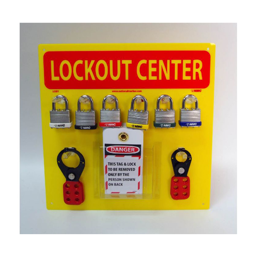Schilling Supply Lockout Center Kit With Padlocks, Lockouts, Tags