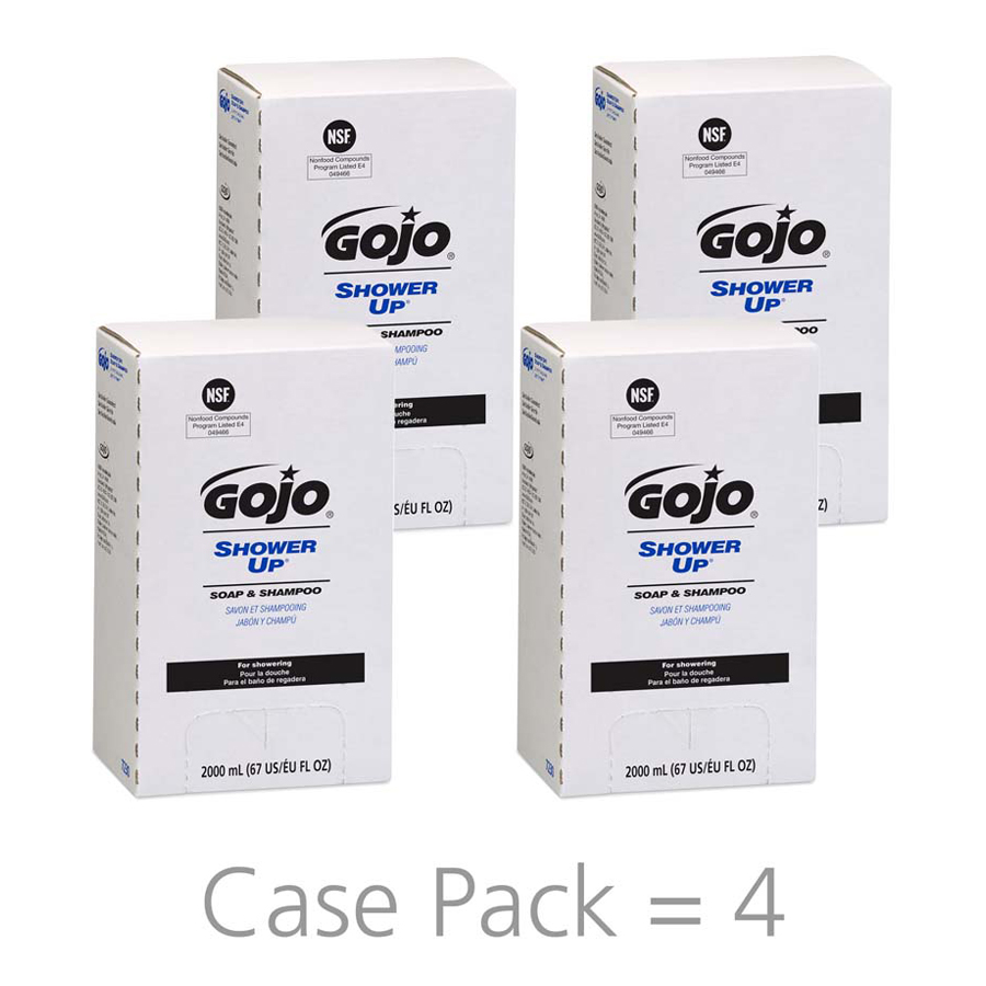 Gojo E4 Shower Up Soap  Shampoo Pink 2000Ml 4/cs