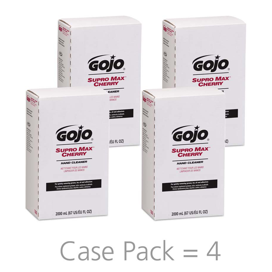Gojo Supromax Cherry Hand Cleaner 2000Ml 4/cs