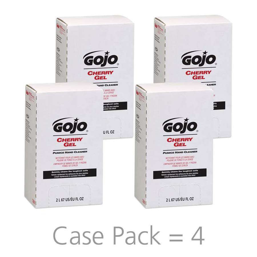 Gojo Cherry Gel Pumice Hand Cleaner 2000Ml 4/cs