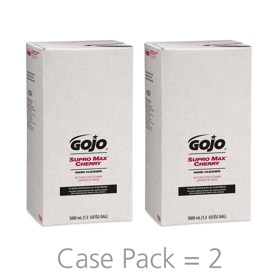 Gojo Supromax Cherry Hand Cleaner 5000Ml 2/cs