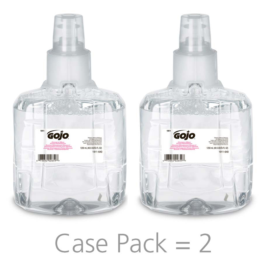 Excelon LTX Foam Soap Clear 1200Ml 2/cs
