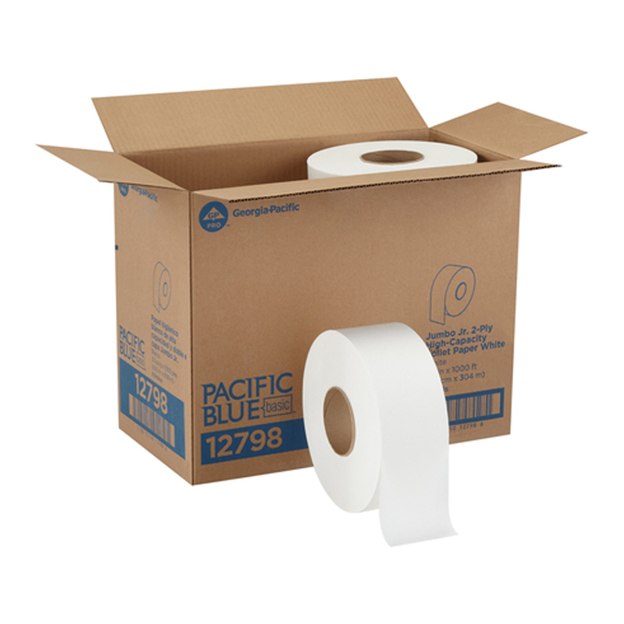 Bath Tissue Envision Jrt Jumbo 2-Ply 1000' 8/cs