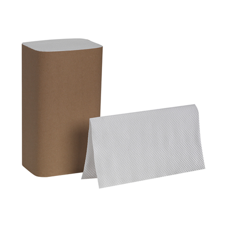Singlefold Towel White Recycled Basic 4000/cs