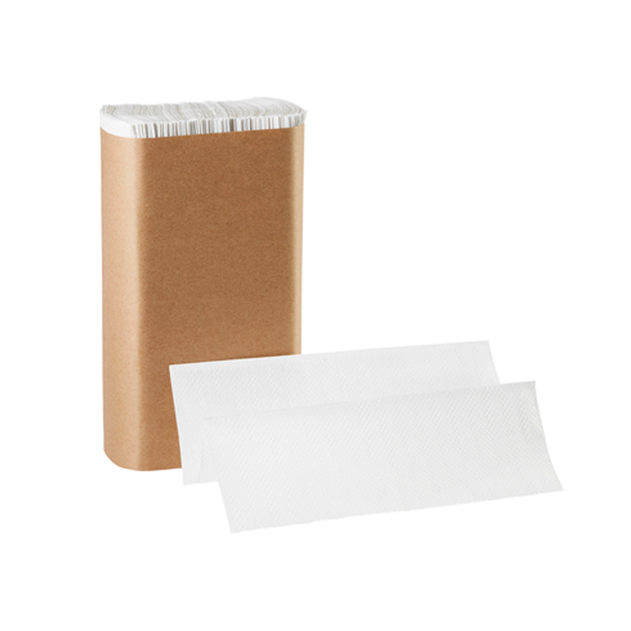 Multifold Towel White Recycled Basic 4000/cs