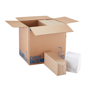 Dixie Ful Fold 1Ply  Napkin Whte 600/Bg 12/cs