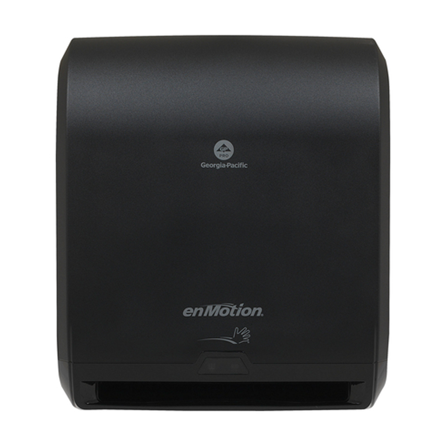 Roll Towel Dispenser Black Enmotion 10" Each
