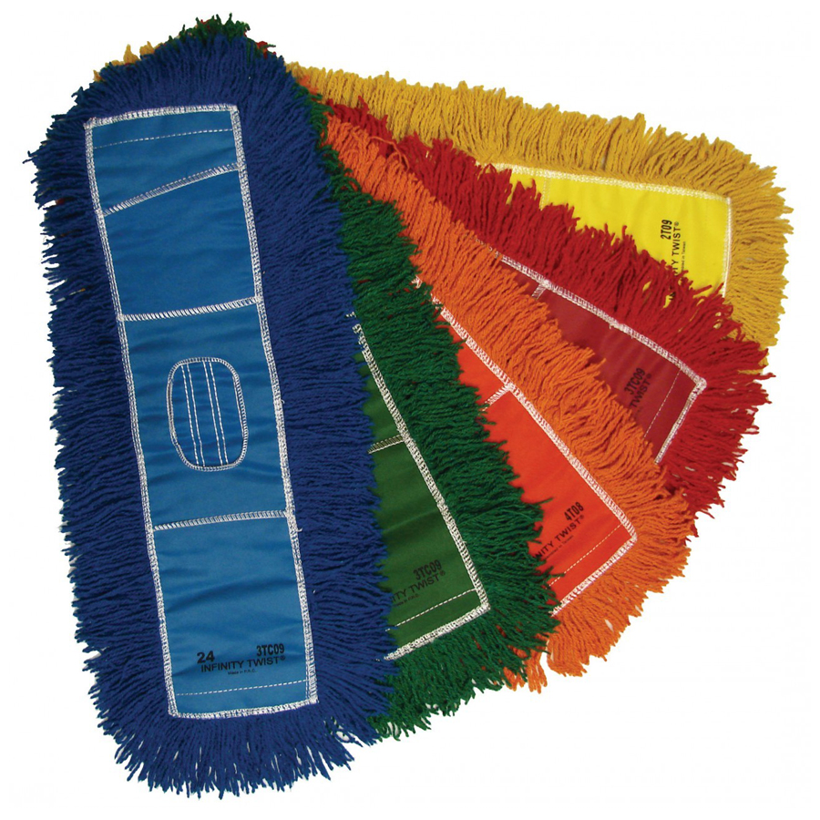 5"x60" Twisted Cotton Launderable Dust Mop Ea