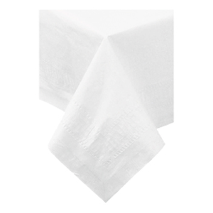 Poly Lined Tablecover White 54"X108" 25/cs