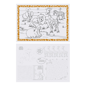 Jungle Fun Activity Placemat 10"x14" 1000/cs