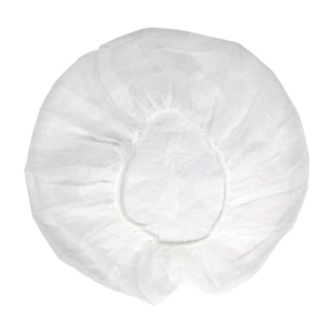 Bouffant Cap 21" White Polypro 500/cs