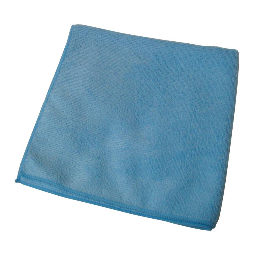 Microfiber Cloth Blue 16"X16" 12/bg