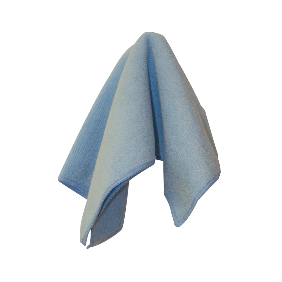 Microfiber Cloth Blue 12"X12" 12/bg