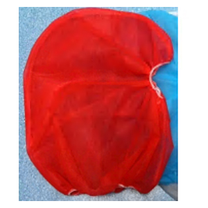 Balaclava Hood Red Polypro 1000/cs