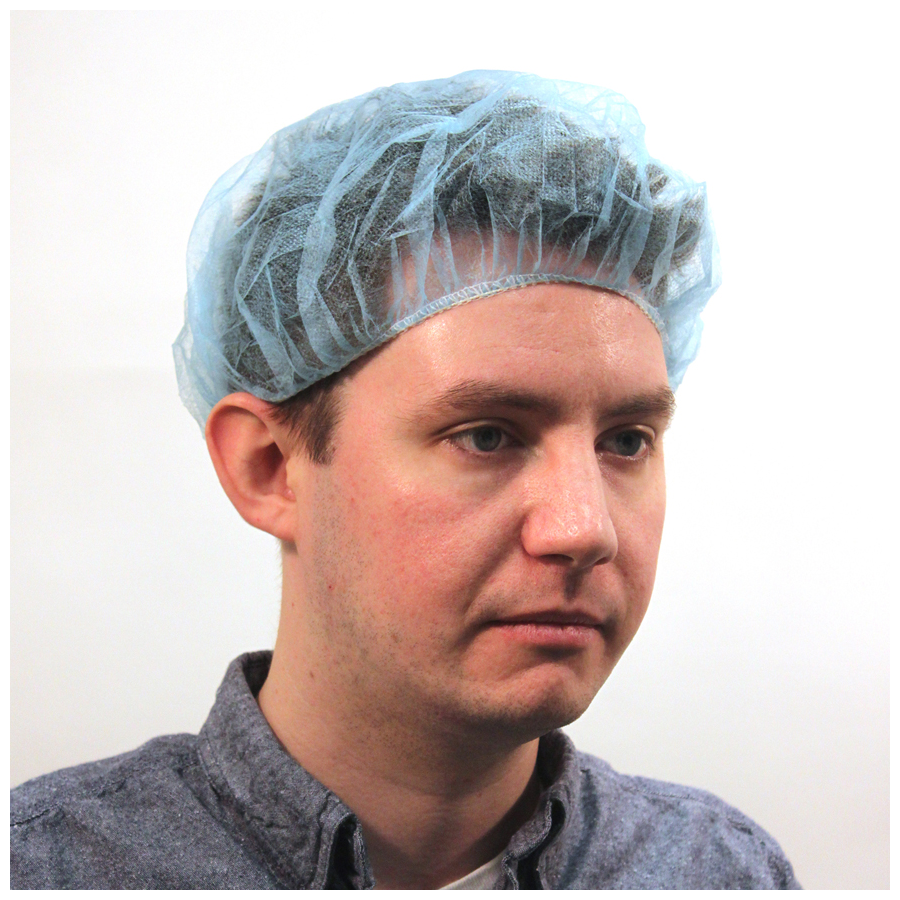 Bouffant Cap Polypro 24" Blue 1000/cs