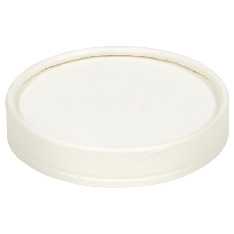 Paper Lid White  For Soup Cup 500/cs
