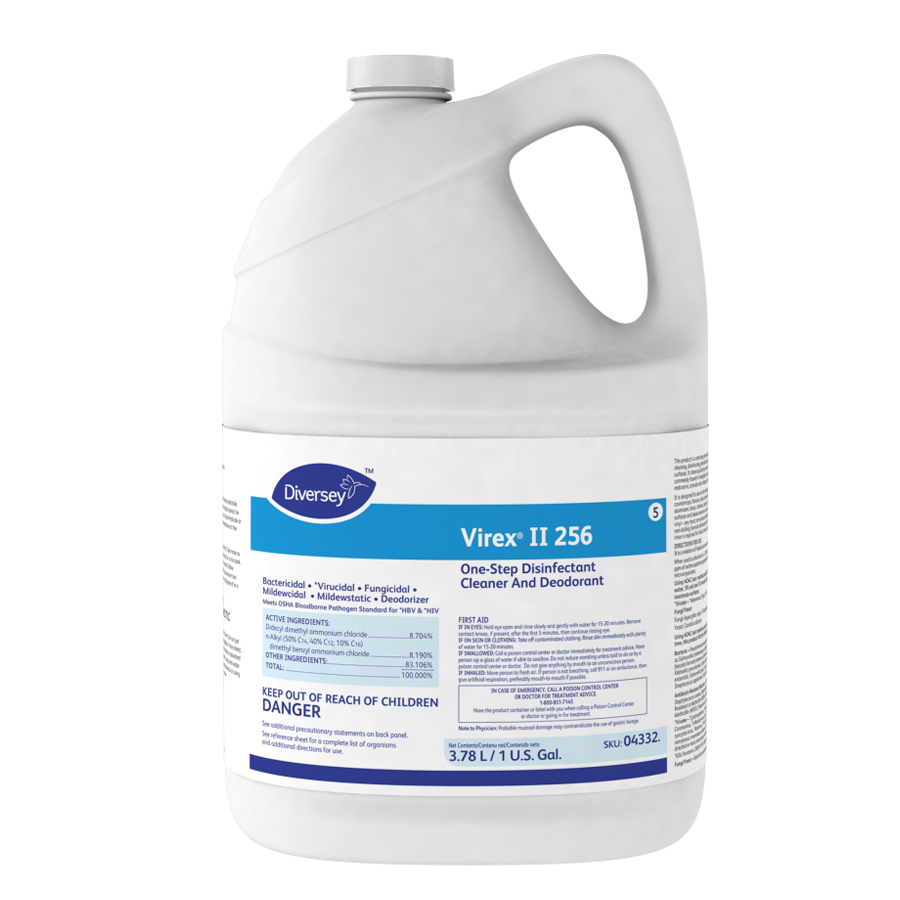 Virex II 256 Quat Cleaner Galllon 4/cs
