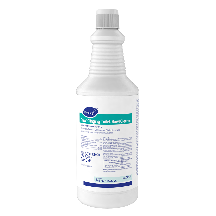 Bowl Cleaner Crew 9.5% Hcl Quart 12/cs