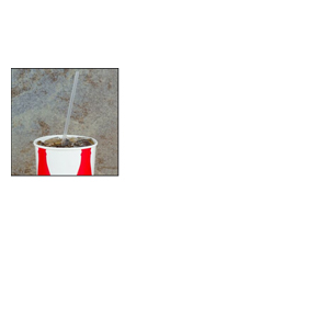 Plastic Straw Wrapped 10.25" Giant 1200/cs