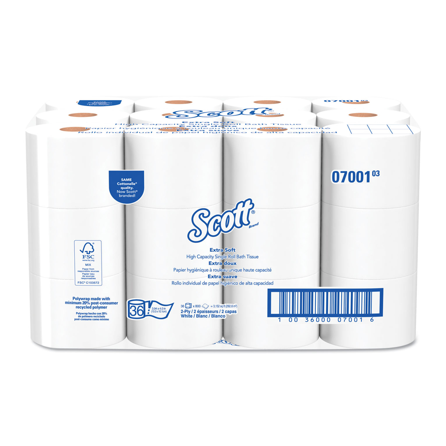 Bath Tissue Cottonelle Coreless 800/rl 36/cs