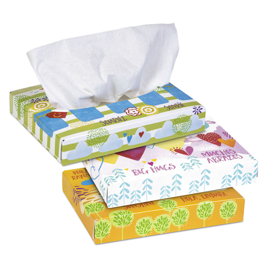 Facial Tissue Kleenex jr Flat 2-Ply 40/bx 80/case
