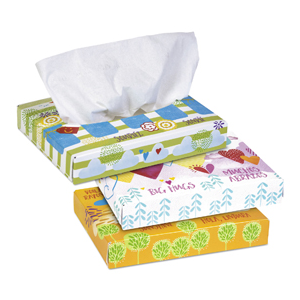 Facial Tissue Kleenex jr Flat 2-Ply 40/bx 80/case