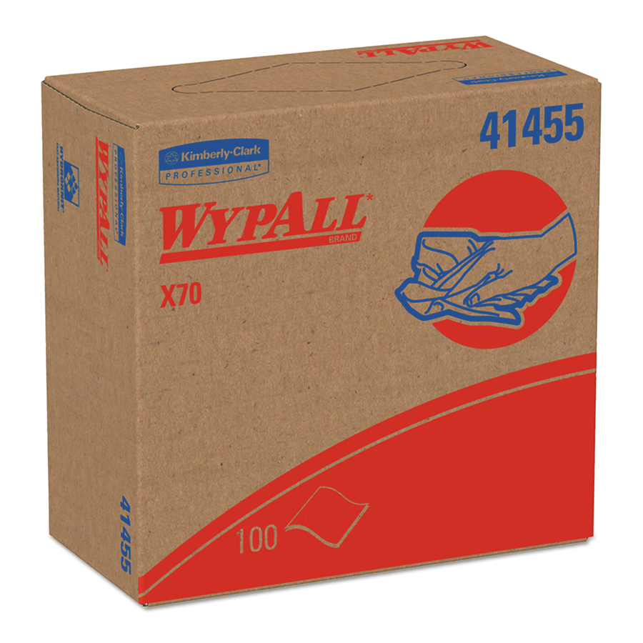 Wypall X70 Wiper White 9"X16.8" 100/bx 1000/cs